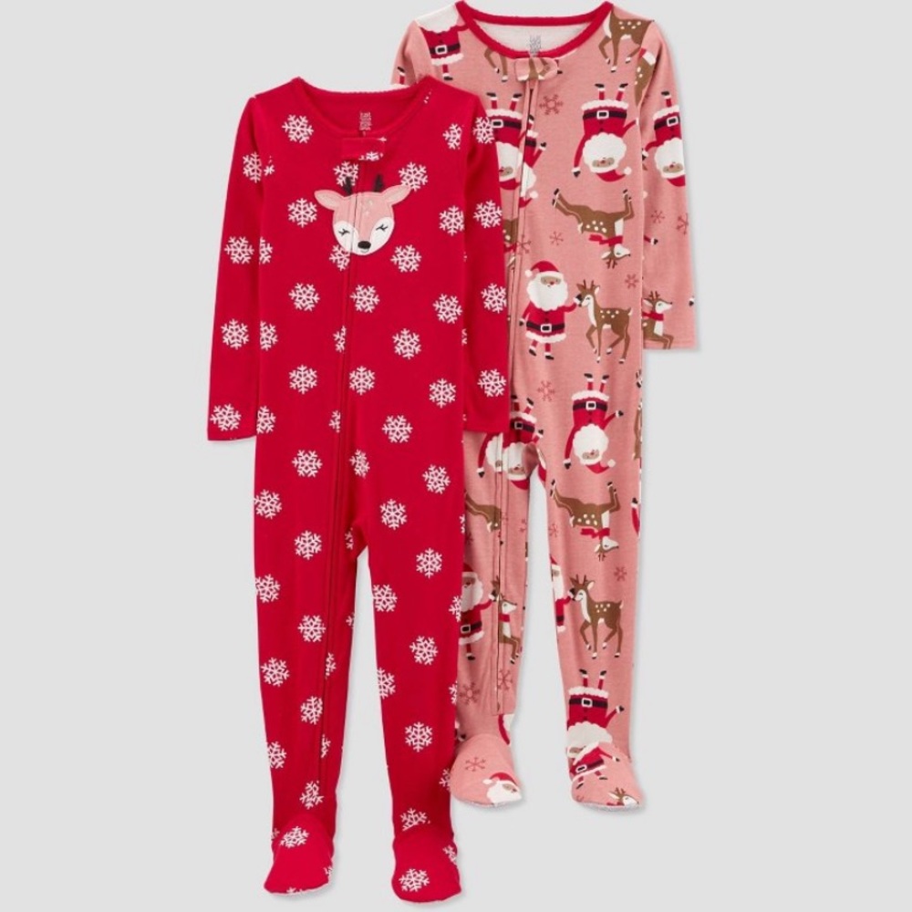 Carters Toddler Christmas Sleeper Size 4T NEW